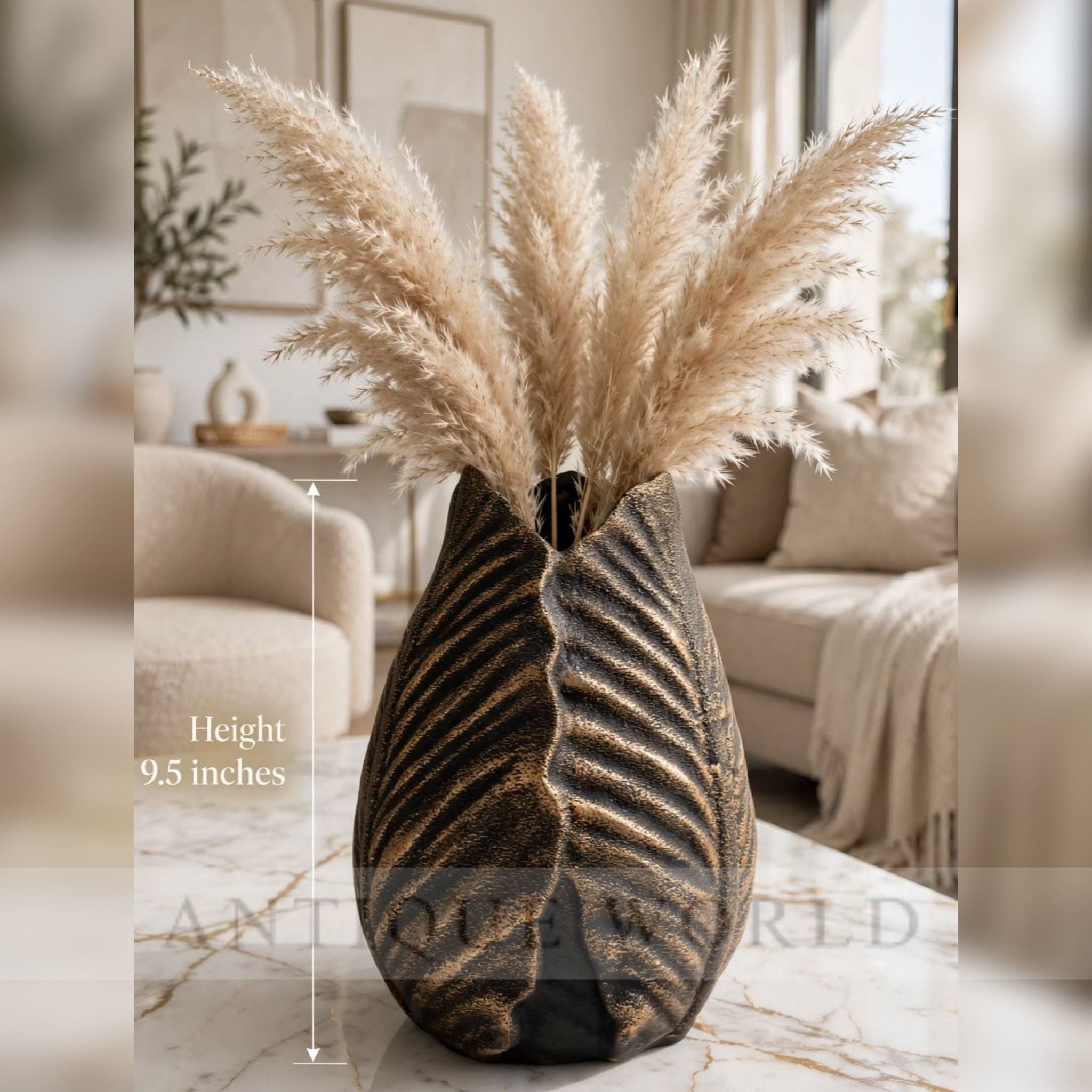 Luxury Organic Folded Petal Vase