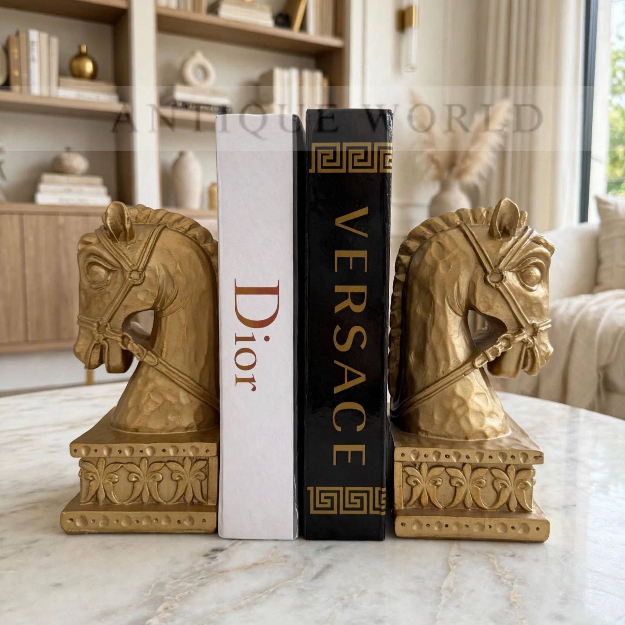 Vintage Horse Head Bookend