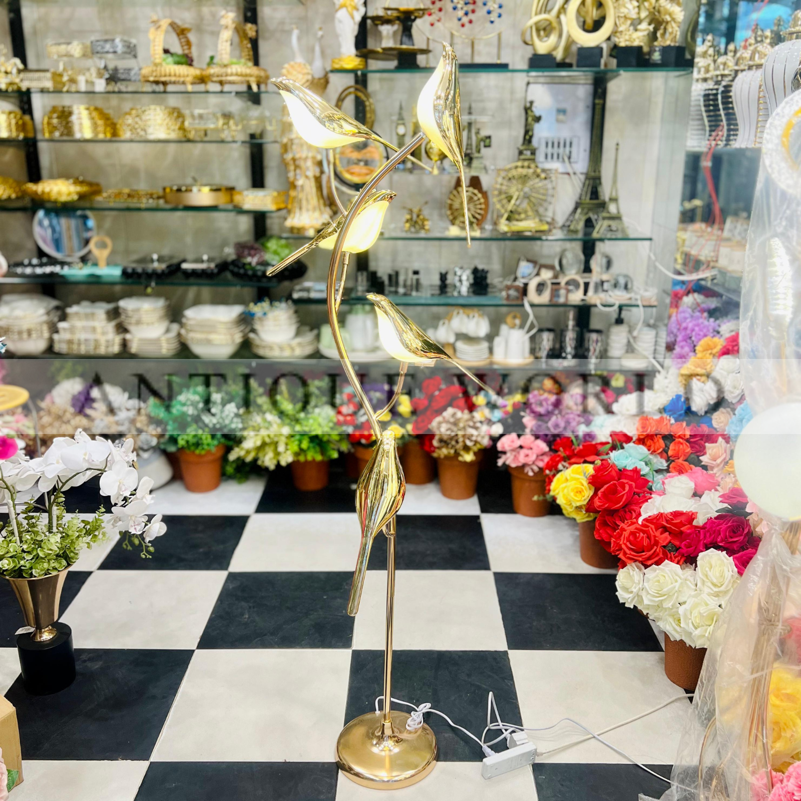LED Dove Floor Lamp