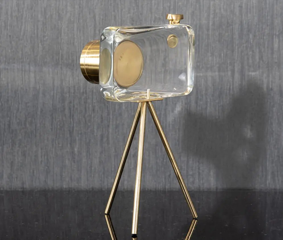 Retro Camera (Brass & Crystal)