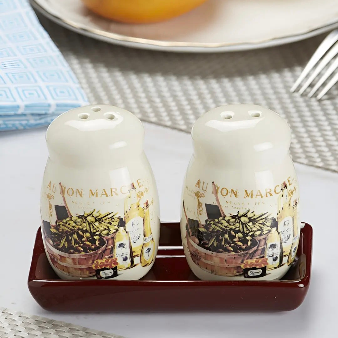 Ceramic Salt and Pepper Shakers