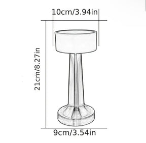 Rechargeable Touch Sensor LED Metal Lamp