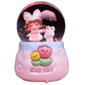 Fairy Tale Forest Crystal Ball Music Box