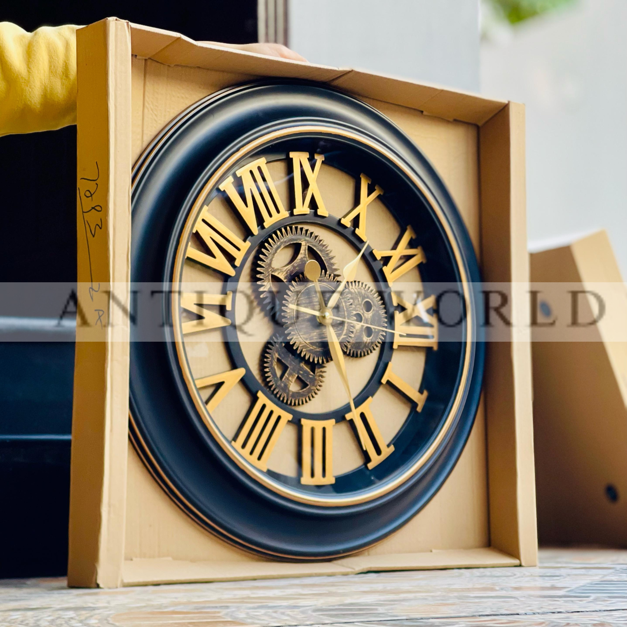 Floeburg Imported Gear Wall clock