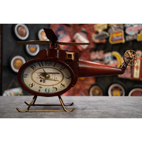 Retro Aircraft Table Clock