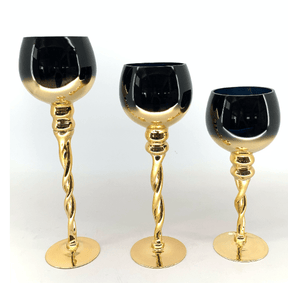 Crystal Candlestick (Set of 3)