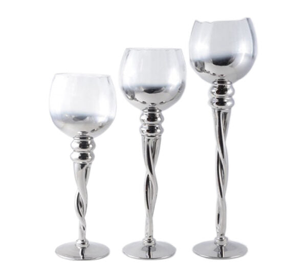 Crystal Candlestick (Set of 3)