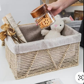 Handcraft Woven Storage Basket ( 3pc set )