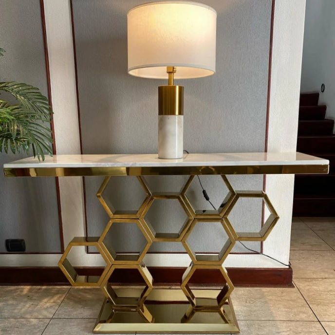 Metal Console Hallway Table