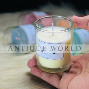 Aroma Bliss Multi Shaded Glass Scented Candle