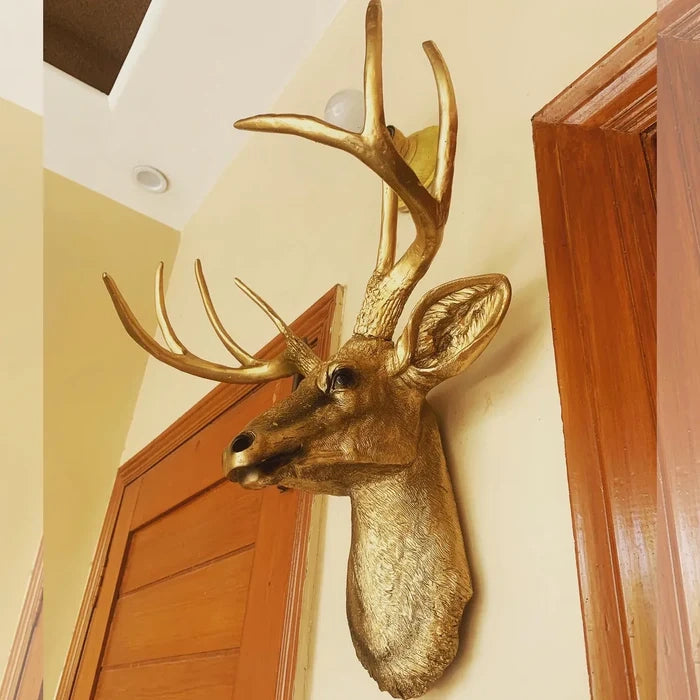 Deer Wall Hanging Head Sculpture