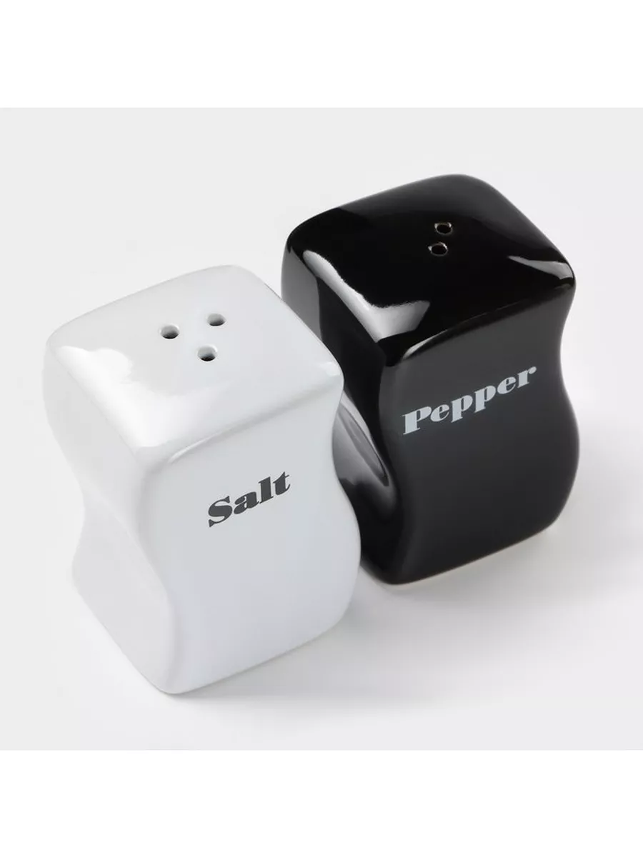 Salt And Pepper Spice Jars(Set Of 2)