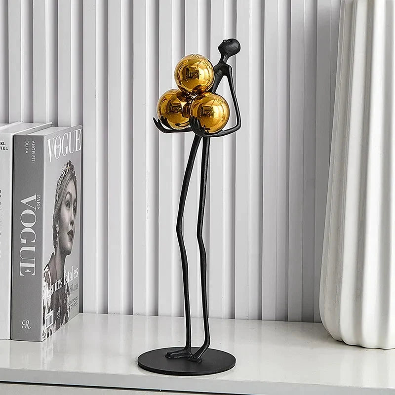 Nordic Metallic Sculpture