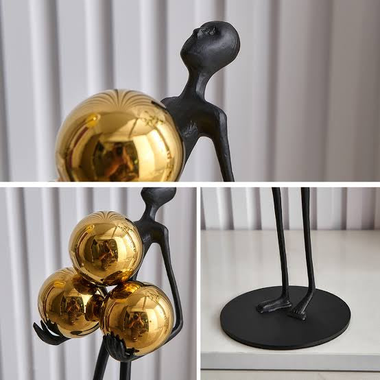 Nordic Metallic Sculpture