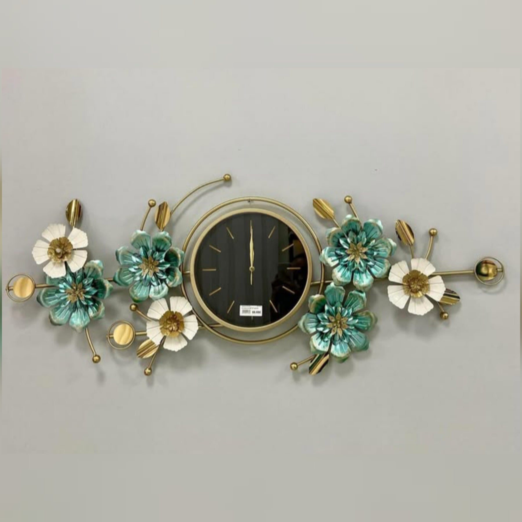 Exclusive Flower  Green Wall Clock