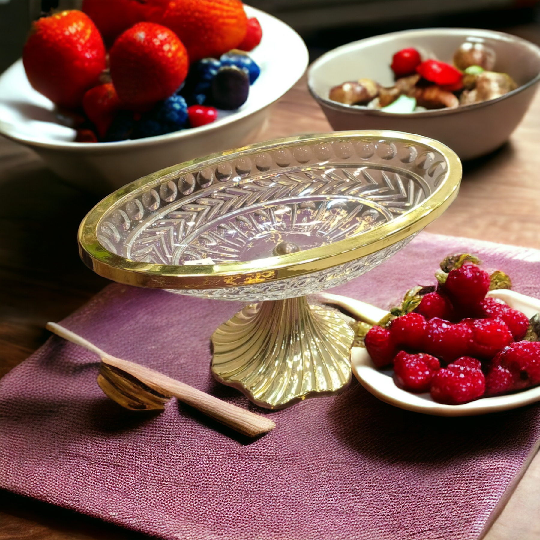 Metal Decorative Storage Bowl