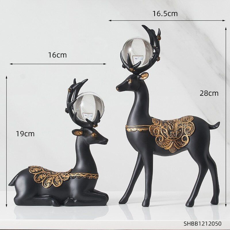 Enchanted Forest Deer Companions (set of 2)