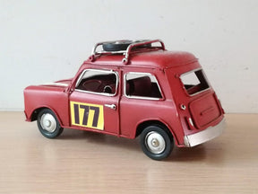 Red Mini Cooper Miniature