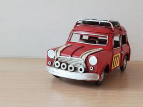 Red Mini Cooper Miniature