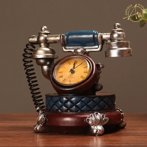 European Retro Telephone Clock