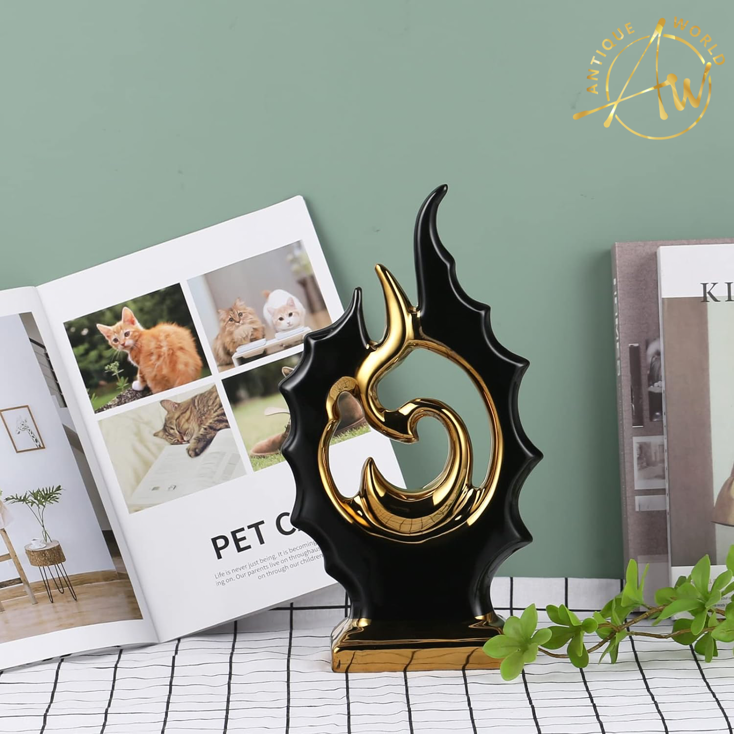 Ceramic Abstract Statue Decor