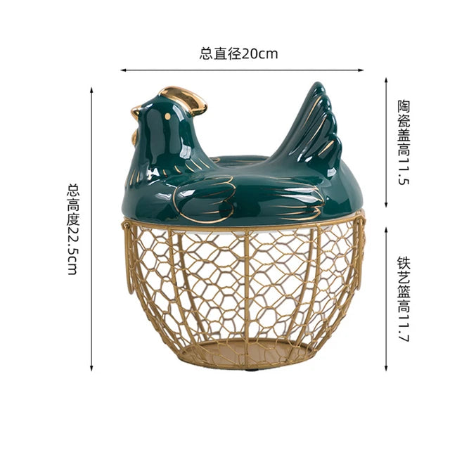 Egg Storage Hen Basket