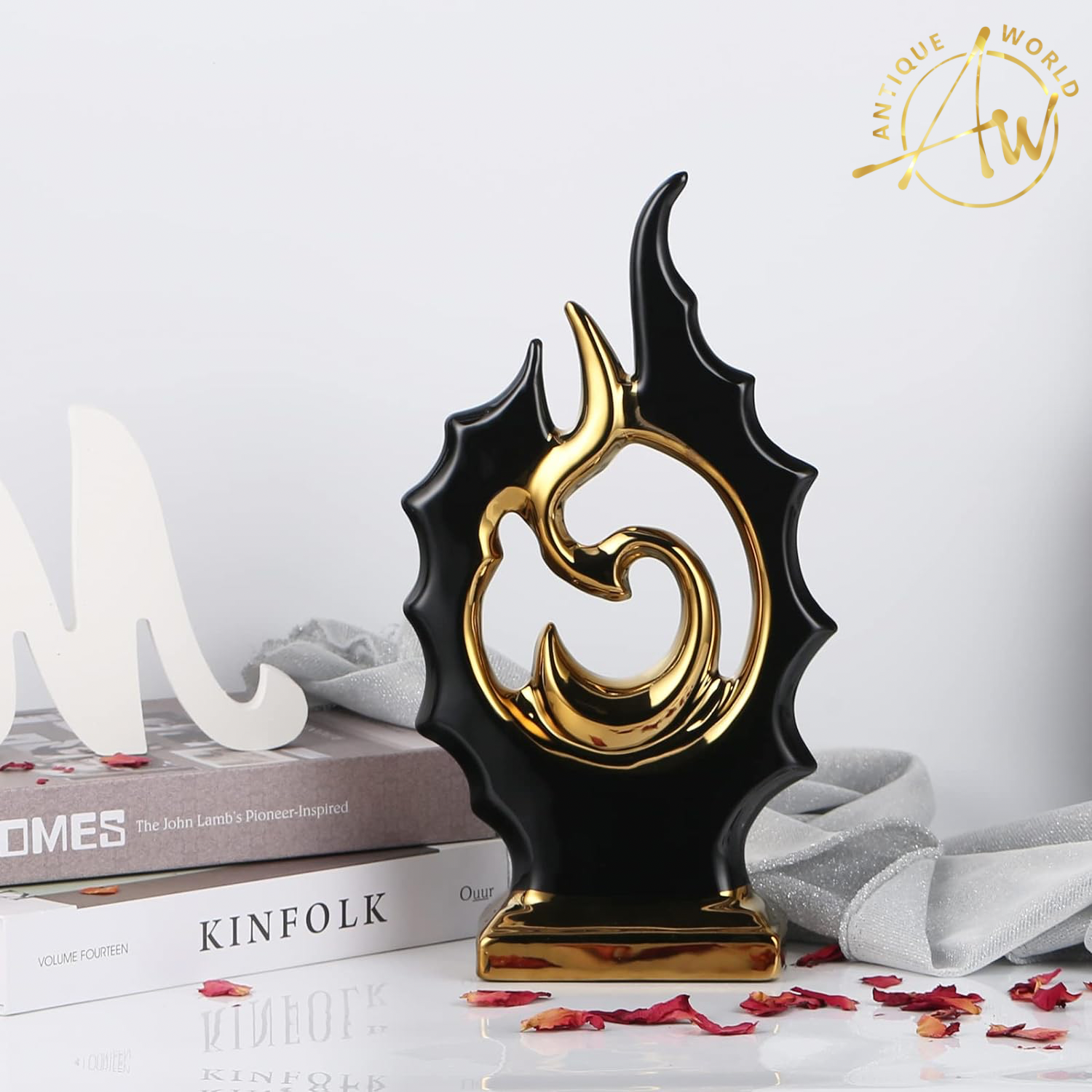 Ceramic Abstract Statue Decor