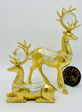 Elegant Deer Sculpture