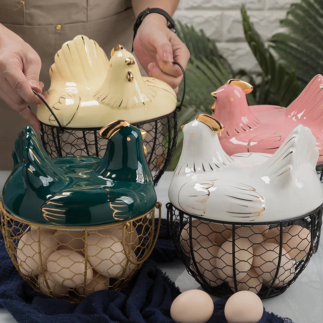 Egg Storage Hen Basket