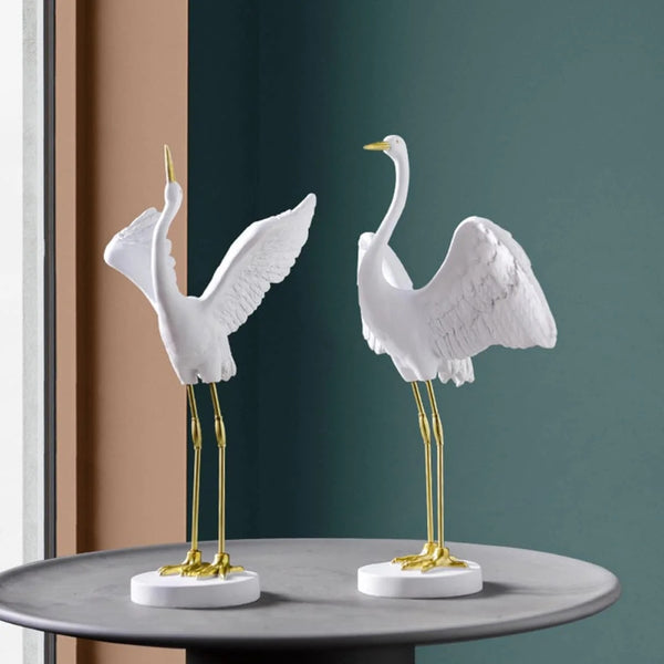 Crane Statue Bird - Pack of 3