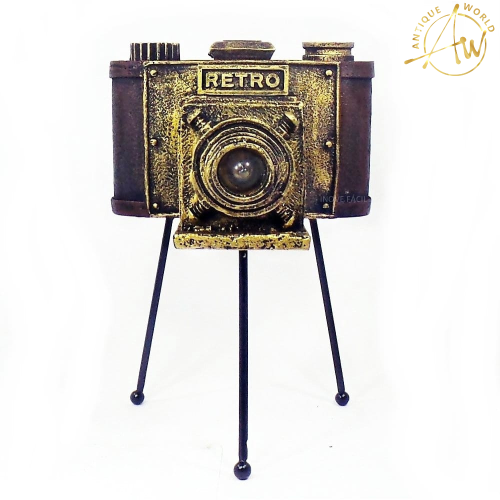 Vintage industrial style Resin Camera Ornament