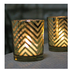 Glass LED Candles ( Set of 3 )