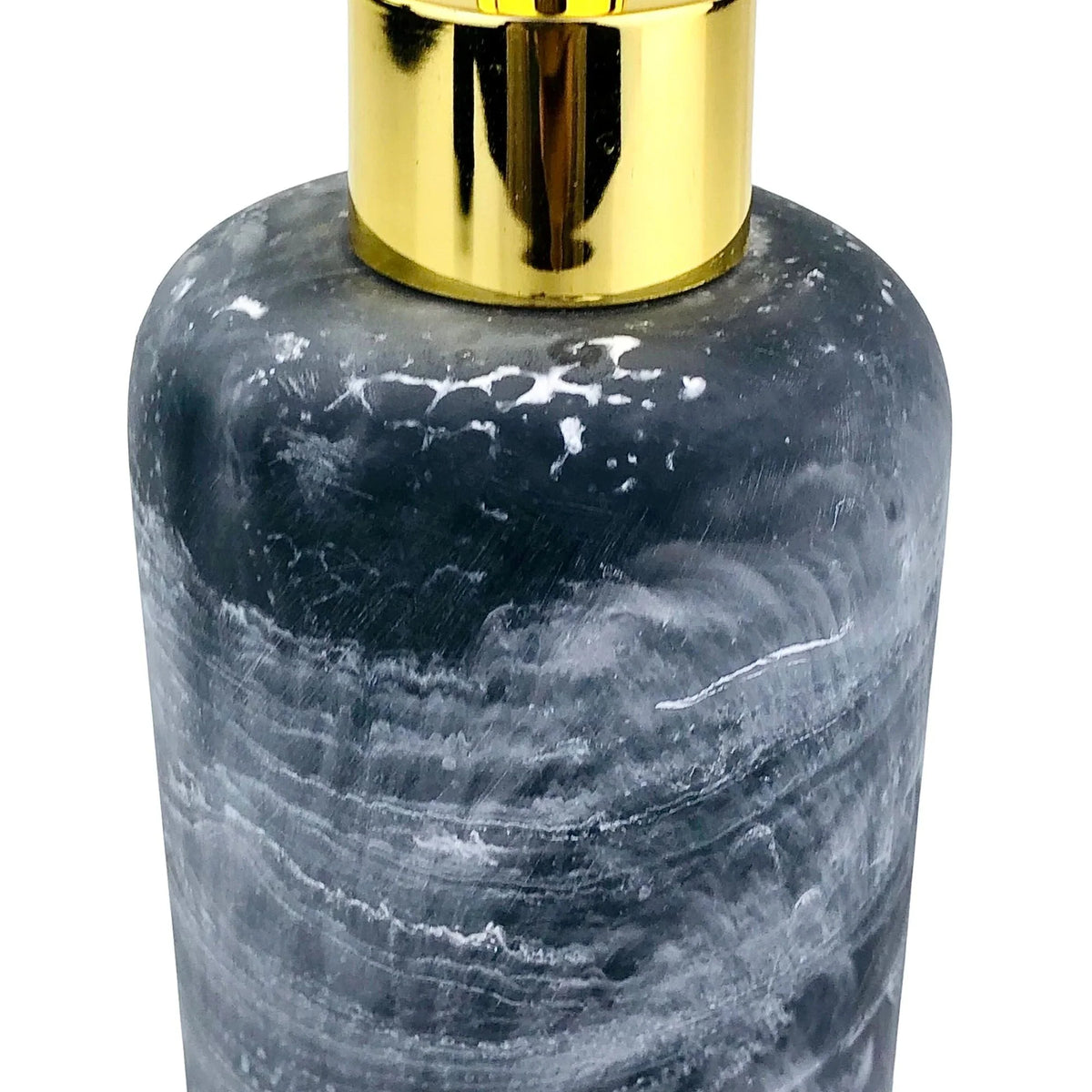 Gray Textured Marble Soap Dispenser