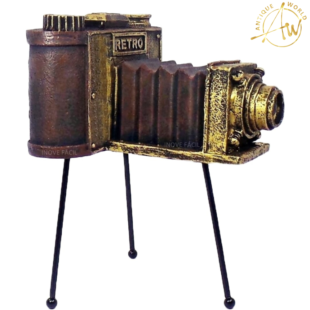 Vintage industrial style Resin Camera Ornament