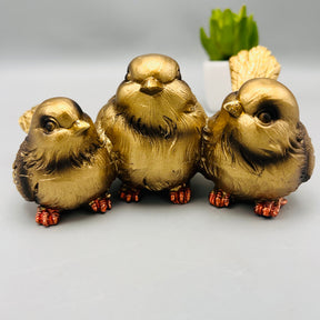 Sparrow Decor Sculpture ( Set Of 3 )