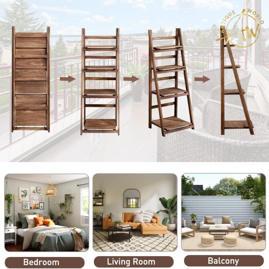 4 Tier Ladder Shelf