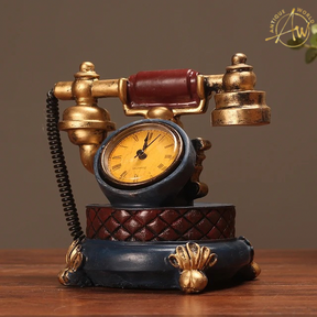 European Retro Telephone Clock