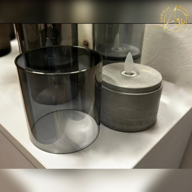 Concrete LED Candles ( Set of 3 )