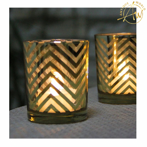 Glass LED Candles ( Set of 3 )