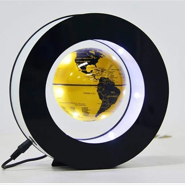 Magnetised Floating Globe With LED Light