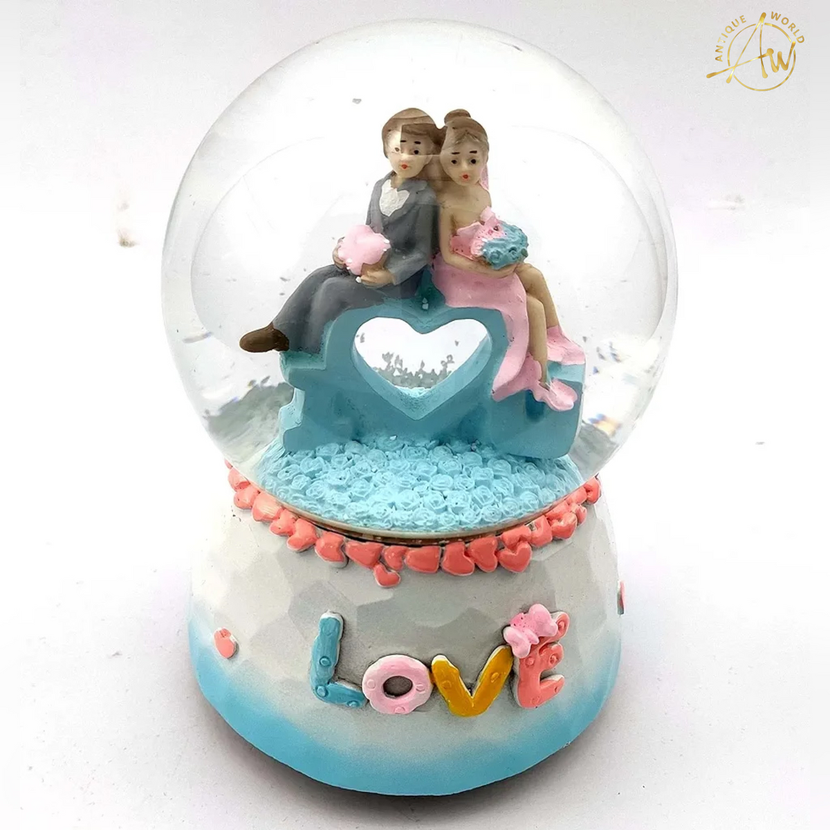 Snow Globe Couple On Love