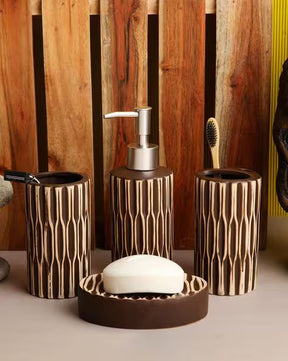 Graphic Print Bathroom Accessories Sets