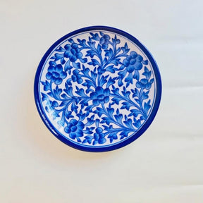 Handmade Blue Pottery  Tray ( Set of 5pc )