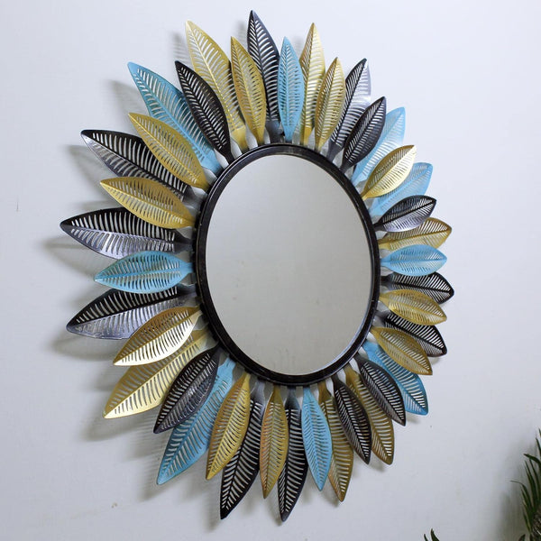 Modern Simple Metal Feather Wall Art Sculpture