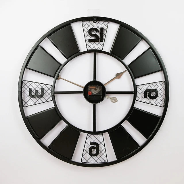 Iron Art American Living Room Clock