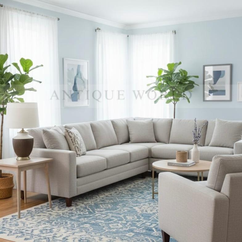 Amber Swirl Bedside Lamp with Simple Drum Shade