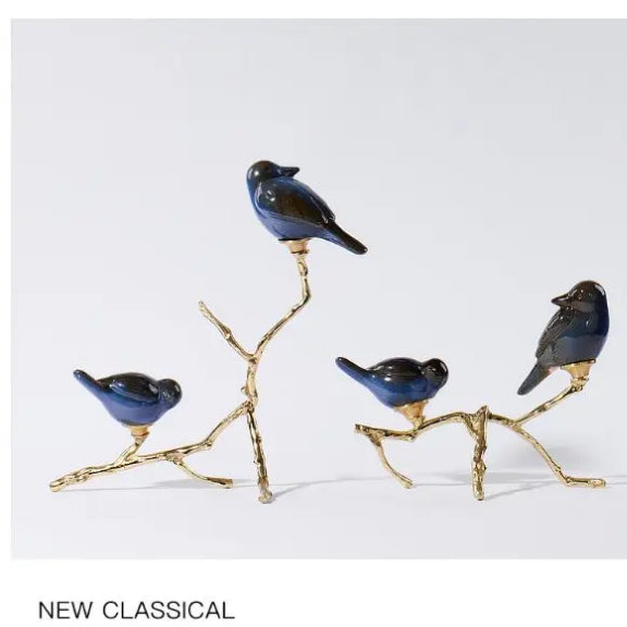 Creative Nordic Metal Birds Decor