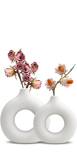 Donut Shaped Vase Decor