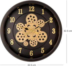 Umi Moving Gear Wall Clock for Living Room