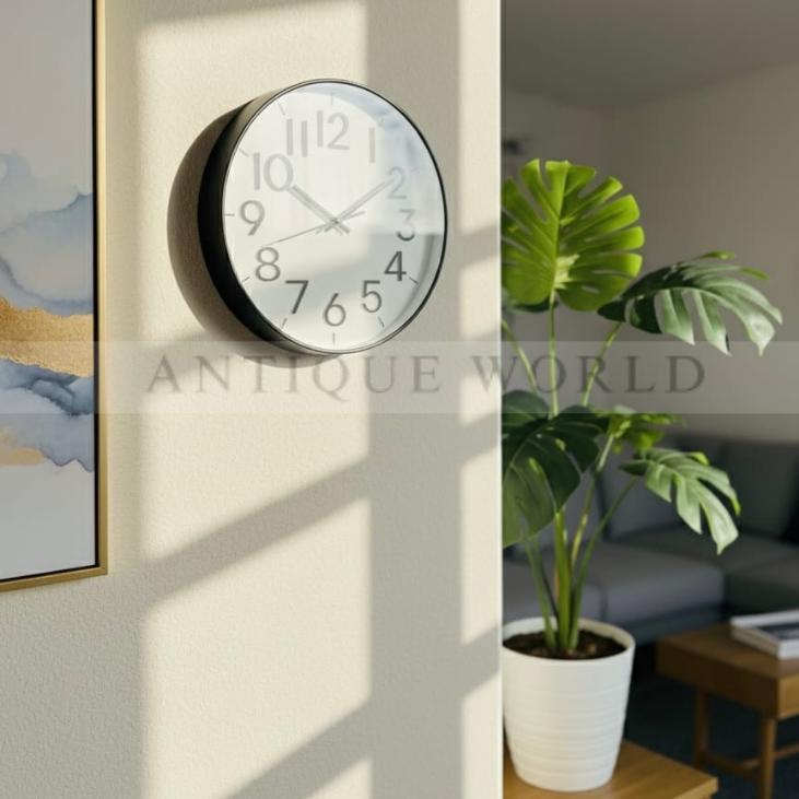 Contemporary Silent Sweep Wall Clock